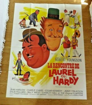 The Further Perils Of Laurel And Hardy 1967 French Cinema Movie Poster