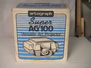 Vintage Artograph Ag 100 Versatile Art Projector& Box