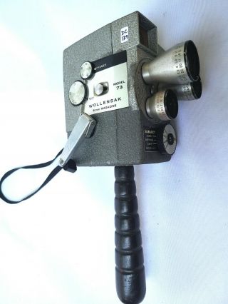 Vintage Wollensak 8 Mm Movie Camera - Model 73 Eye - Matic -