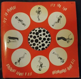 Groovy Hypno - Twist Vintage 1960s Mod Exercise Disc With Box And Booklet