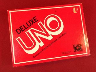 Vintage 1978 Uno Deluxe Card Game Complete Ready To Play