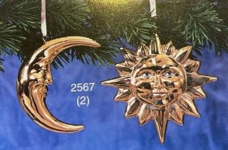 Vintage Scioto Ceramic Mold S - 2567 Sun & Moon Ornaments