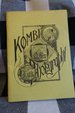 1975 Reprint Of The " Kombi Photography " Instruction Booklet From 1895