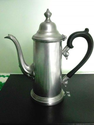Vintage,  English Pewter Tea Pot.