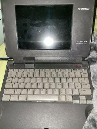 Vintage Compaq Contura Aero 4/33c Color Laptop Subnotebook Windows 95 And 3.  1