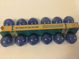 Vintage Box Of 12 Sylvania Blue Dot Flash Bulbs 25B 2