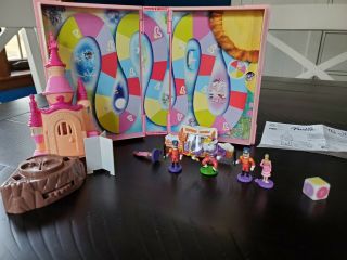 Mattel 2003 Barbie Rapunzel Mini Board Game Polly Pocket Style Rare Complete