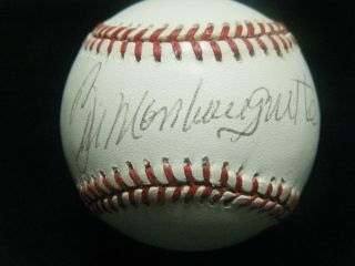 Vintage Bill Monbouquette (d - 2015) 4x All Star Red Sox Signed Al Budig Baseball