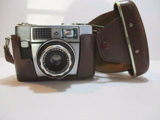 Vintage Agfa 35mm Camera With Leather Case - Germany