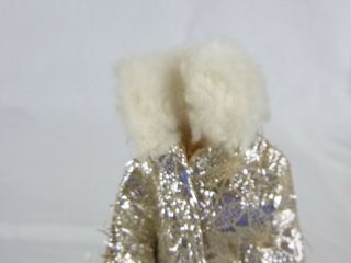 Vtg Topper Dawn Doll Glimmering Stardust Coat Silver lame 2