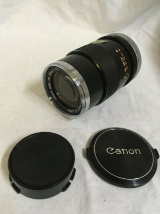 Canon Lens Fd 135mm 1:3.  5