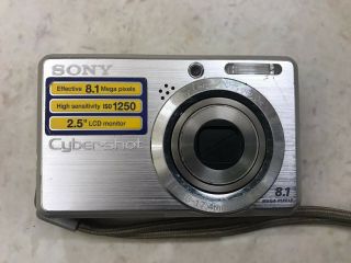 Vintage Sony Cyber Shot Camera 2.  5 Lcd Monitor 8.  1 Megapixels