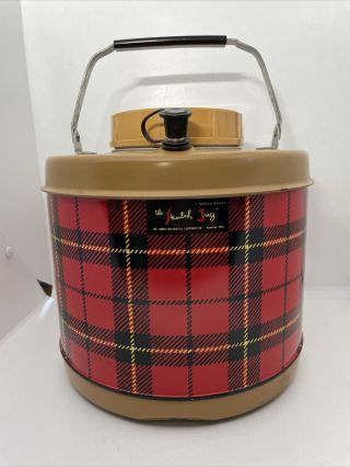 Hamilton Skotch Jug 1 Gallon Deluxe Vintage Picnic Cooler - Ice Box Cool Box