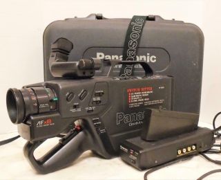 Vintage Panasonic Omnimovie Pv - 605s Vhs Camcorder