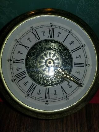 Narco Clock Movement West Germany Vintage Windup