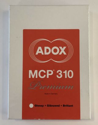 Adox Mcp 310 5 X 7 Photography Paper Film Glossy Black And White B&w German
