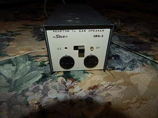 Vintage Stax Srd - 5 Headphone Adaptor W/ Cables