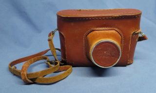 Fed 5 Soviet Russian Cccp Ussr Brown Leather Camera Case Bag Cover