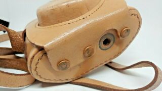 Bolsey Model C Tan Leather Camera Case Vintage 2
