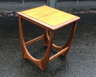 Vintage 60s G Plan Fresco Danish Teak Smaller Table From Nest Of Tables
