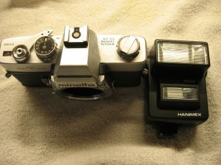 Minolta Srt 102 Camera W/flash