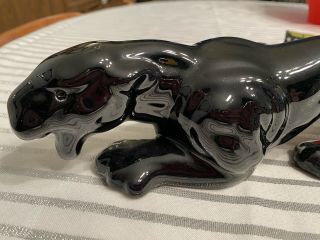 Vintage Black Panther Ceramic Mid Century 3