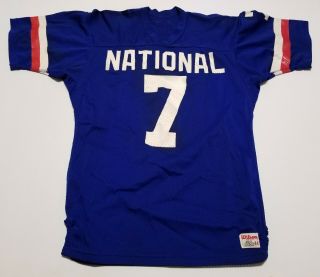 Vintage 1980s National Nfc 7 Pro Bowl Nfl Football Wilson Usa Mens 44 Jersey