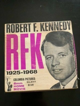 Rfk 8mm Movie Reel Robert F Kennedy 1925 - 1968 Silent B&w