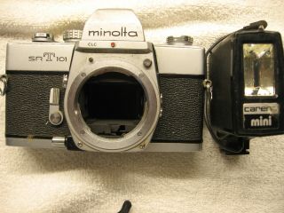 Minolta Srt 101 Camera W/flash