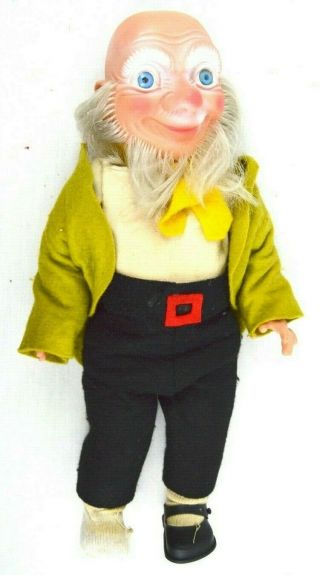 Vintage Crolly Larry The Lucky Leprechaun Elf Gnome Doll 12 " Irish Ireland Beard