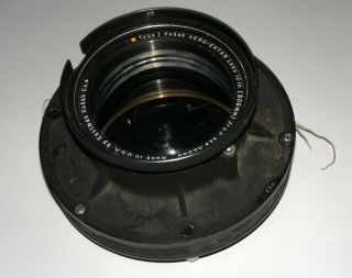 Fast And Rare Type 1 Kodak Aero - Ektar 12 " (306 Mm) 2.  5 Aerial Lens Covers 9x9 "