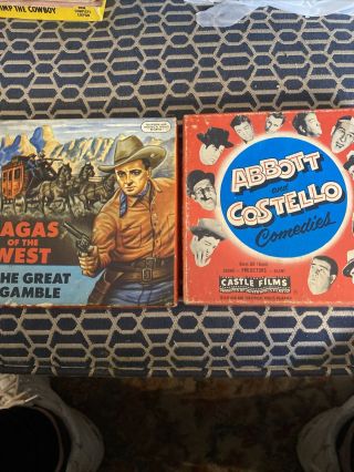 Castle 8mm Film Abbott And Costello And Western