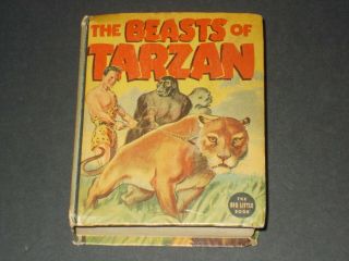 Vintage 1937 Big Little Book - The Beasts Of Tarzan 1410