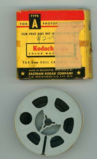 Vintage 8mm Color Film Home Movie 1960