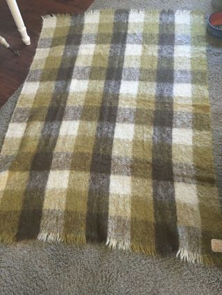 Vintage Hudson Bay Mohair Throw Purchased In Nova Scotia Early 70 