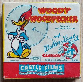 Woody Woodpecker ??8mm Film No 503 - Stage Coach Hoax ??vintage Castle Film ????