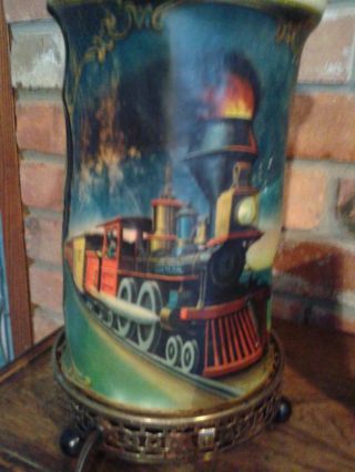 Vintage Motion Lamp Econolite Train 1956 3