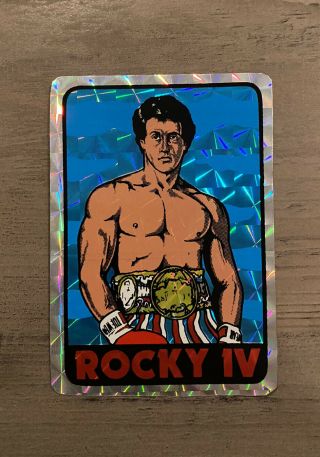 Sylvester Stallone Rocky Iv 1980 