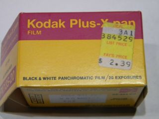 Vintage Kodak Plus - X Pan Black/white Prints Film Iso 125 Px135 - 20