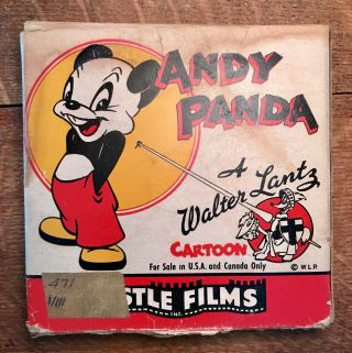 Andy Panda A Walter Lantz Cartoon " Crazy House " 471 8mm Movie