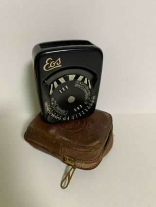 Exposure Light Meter Vintage Ussr Eos Leather Soviet Case Rare Retro Camera