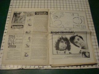 - THE BROADSIDE feb 12 - 23 1968 Boston counter culture newspaper MUSIC 2