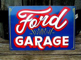 Vintage Ford Truck Garage Hand Painted Hot Rat Rod Shop Car Sign Pinstriped