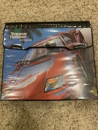 Vintage Trapper Keeper 29096 Ferrari.  With Inserts