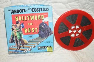 Castle Films Abbott & Costello Hollywood Or Bust 8 Mm B&w Film