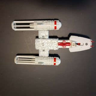 Vintage Kenner Star Wars Die Cast Y Wing Fighter 1979 with red bomb 3