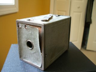 Vintage - Gray Agfa Ansco - No.  2 - Unique Box Camera W Box