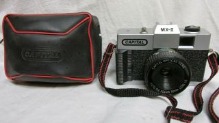 Vintage1980s Capital Mx - Ii 35mm Camera W/ Case Please Read