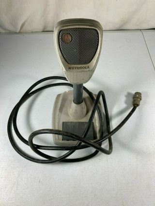 Vintage Motorola 2 Way Radio Microphone 4 Pin Connection Tmn6007a - 2 Parts Only