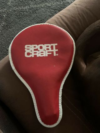 Sportcraft Japan SSS Vintage Smooth Faced Pro Ping Pong Paddle Backside 90 Speed 2